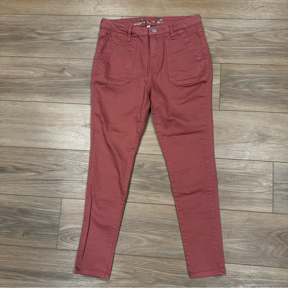 Seven7 Pink Skinny Jeans - Size: 10